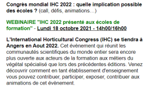 image CaptureWebinaireIHCecoles.png (22.5kB)
Lien vers: https://reseau-horti-paysages.educagri.fr/?ContacT